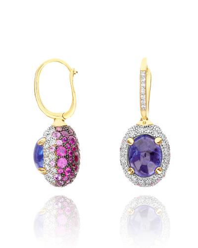 Nanis Reversible Tanzanite Earrings